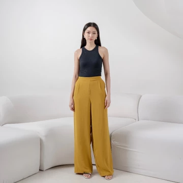 Georgios Women L Ely Culottes Pants Celana Panjang Kulot Wanita Bawahan Casual High Waist