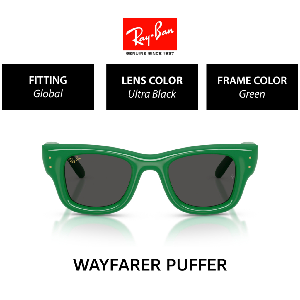 Jual RAY-BAN WAYFARER PUFFER | RB4940 683487 | Sunglasses | 47mm ...
