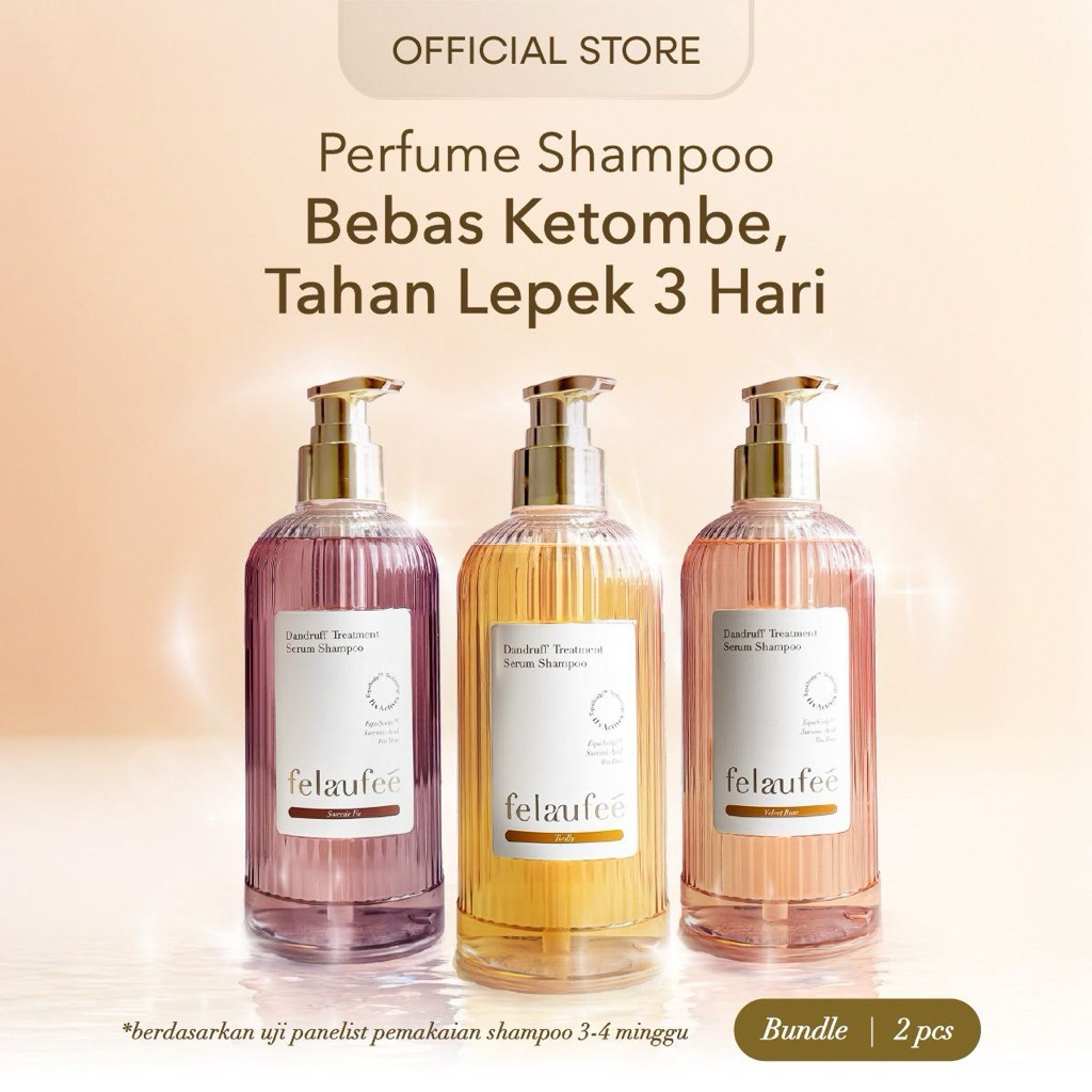 Jual FELAUFEE - Dandruff Treatment Serum Shampoo Peeling Ketombe Lem ...
