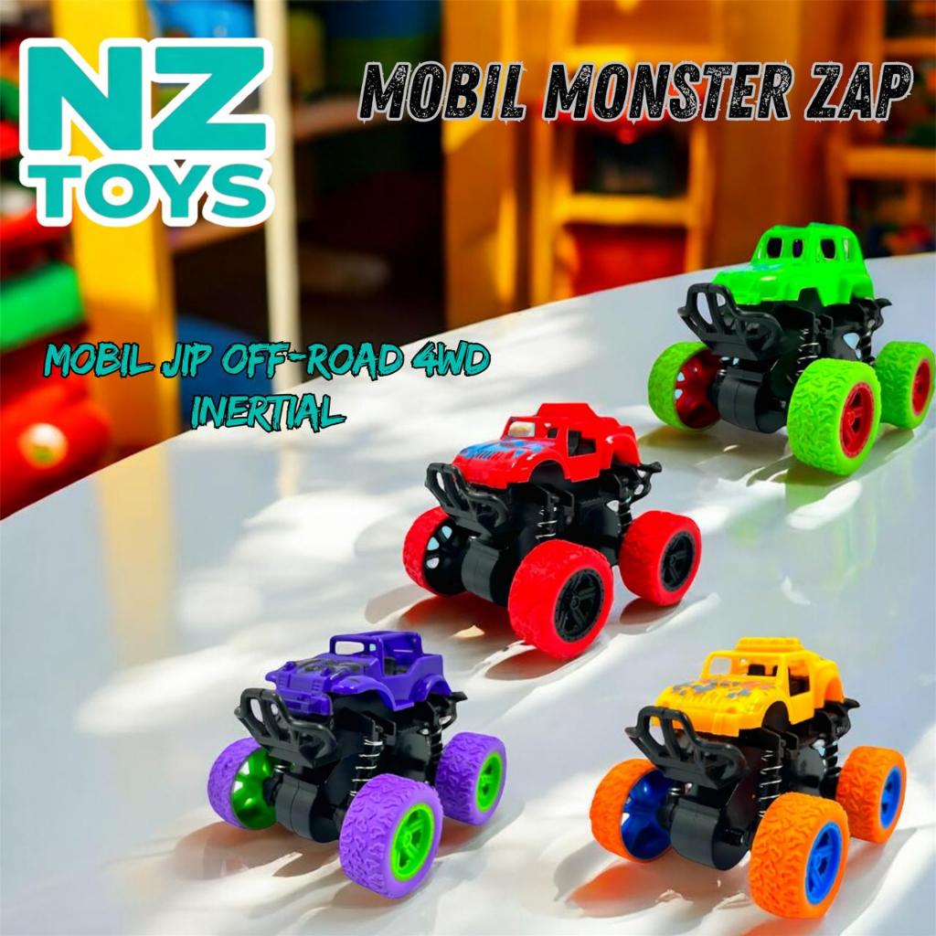 Jual Mainan Mobil Anak Monster Zap Mobil Jip anak Off Road 4 Drive ...