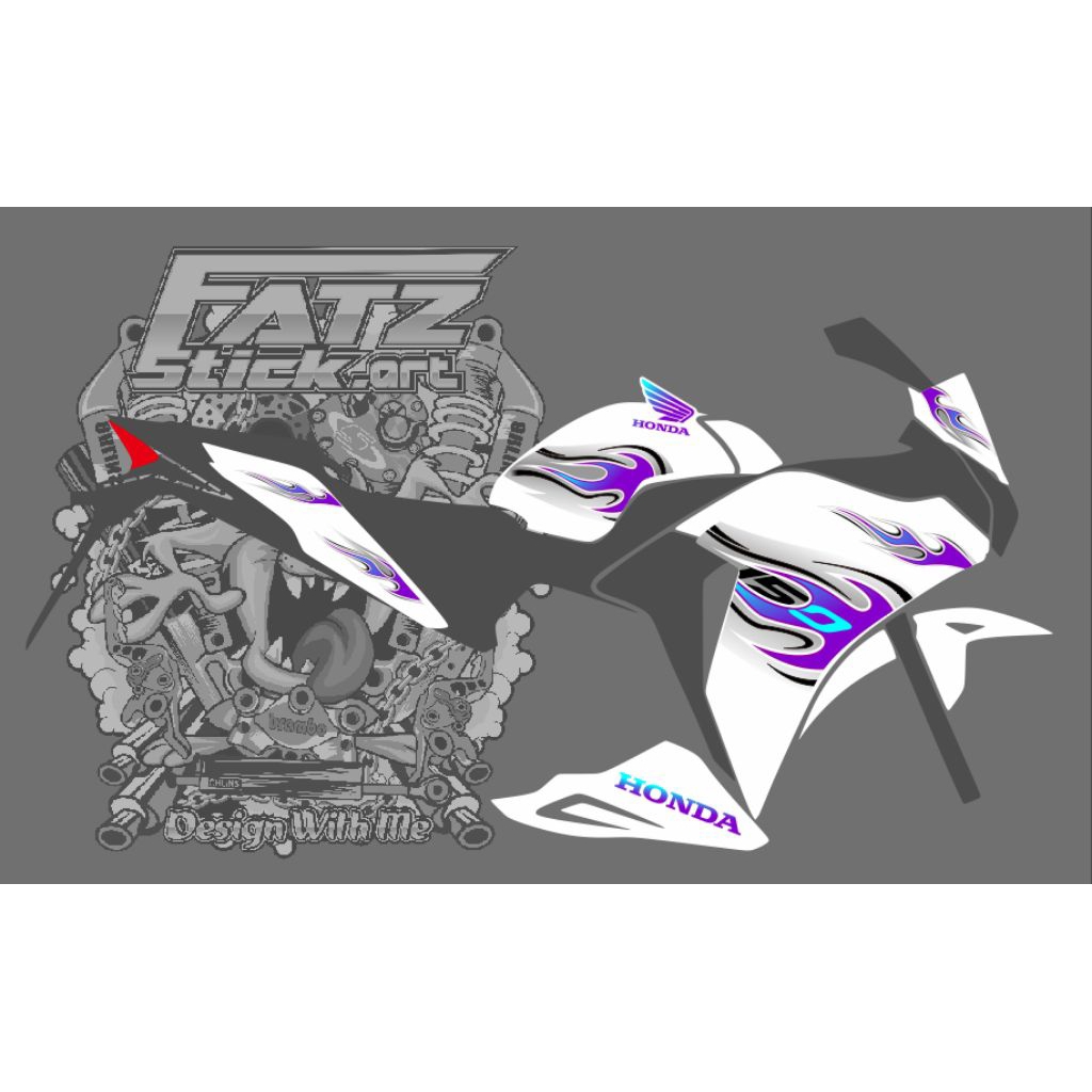 Jual STICKER AI HOTWHEELS CBR 150 CBU RAINBOW/ STICKER VARIASI ...