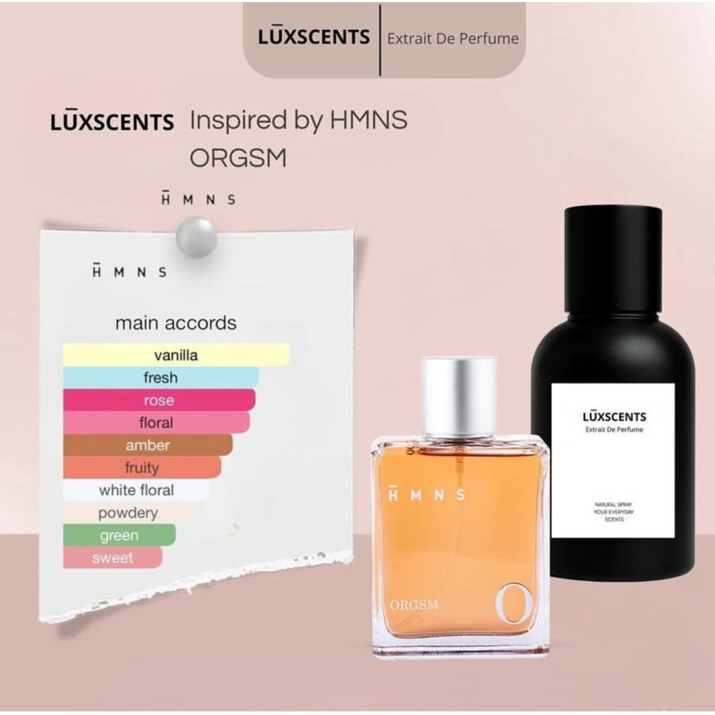 Jual HMNS ORGSM INSPIRED BY LUXSCENTS PERFUME| PARFUM UNISEX TAHAN LAMA ...