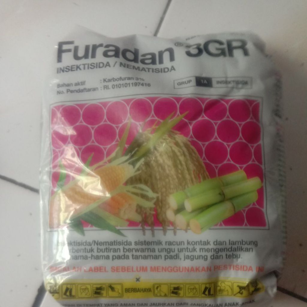 Jual insektisida/ nematisida FURADAN 3GR,KEMASAN 2KG ASLI PABRIK ...