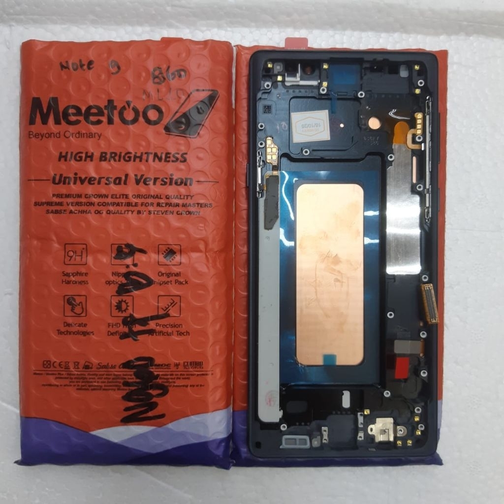 Jual Lcd touscrenn incell meetoo Samsung galaxy Note 9 + frame full set ...