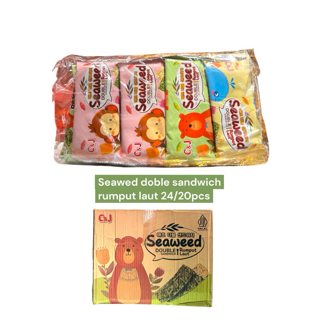 Jual SNACK RUMPUT LAUT SEAWED RASA SANDWICH 20PCS | Shopee Indonesia