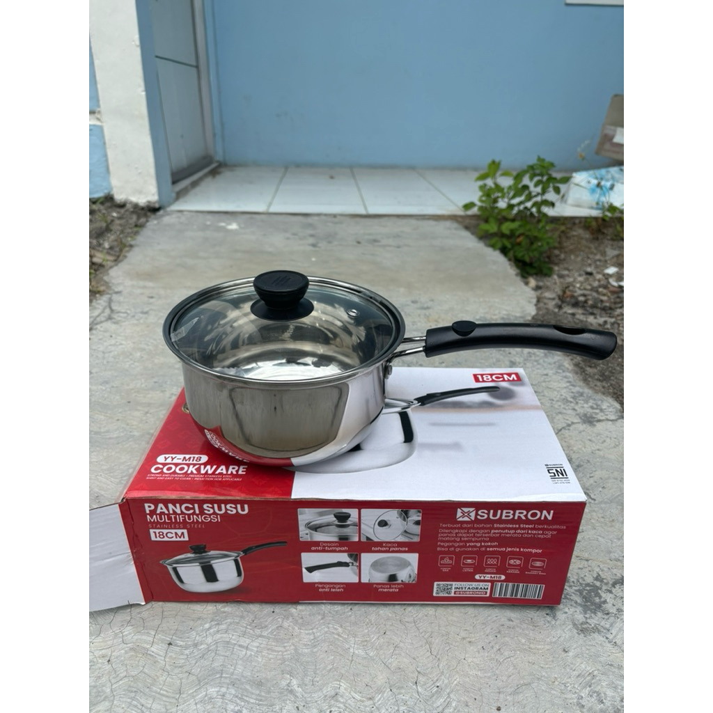 Jual Panci Stanless Steel Subron 18cm | Shopee Indonesia
