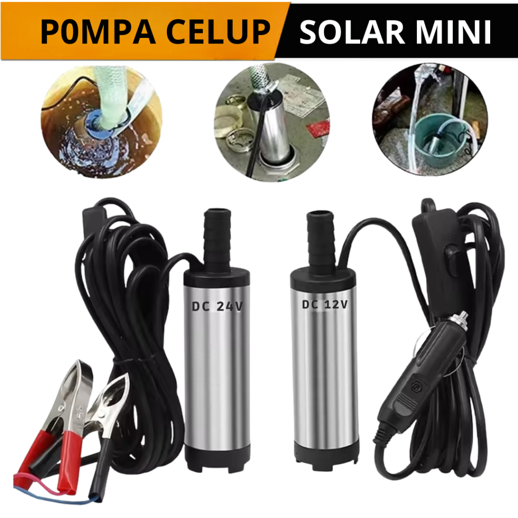 Jual POMPA MINYAK CELUP DC 12V / POMPA MINYAK SOLAR OLI /Pompa Minyak ...