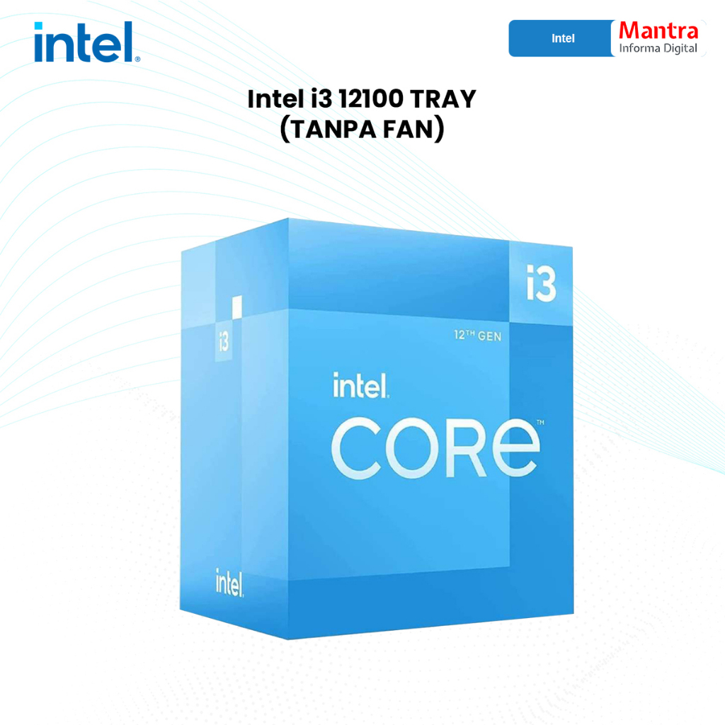 Jual Intel Core i3 12100 4C 8T 3.3GHz LGA1700 | Shopee Indonesia