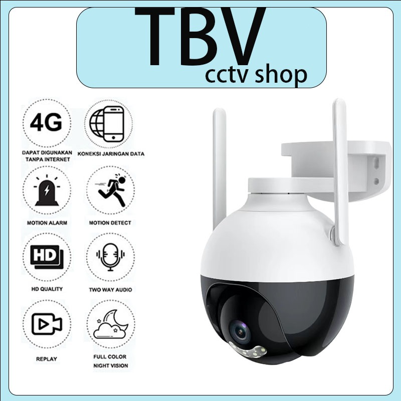Jual CCTV V380 PRO 4G Wireless Outdoor Security Camera / Auto Tracking ...