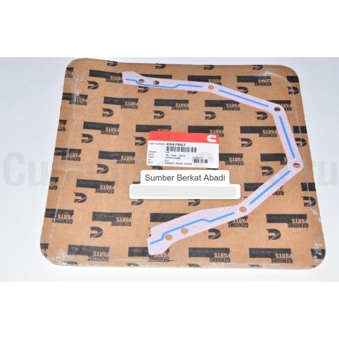 Jual CUMMINS 3928493 4947667 GASKET REAR COVER 3938159 3914386 3901019 ...
