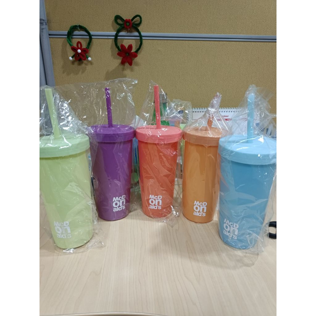 Jual 1 paket Tumbler Limited Mcd Mcdonald color changing 2025 baru ...