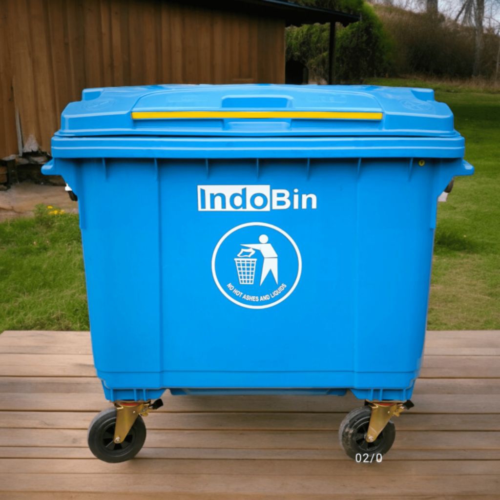 Jual Tempat sampah besar plastik hdpe kap.660L kuat awet | Shopee Indonesia