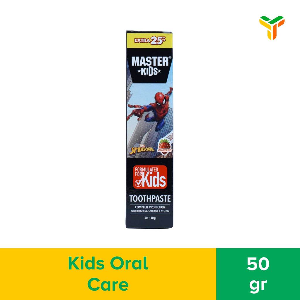 Jual Masterkids Toothpaste Spiderman 50 Gram | Shopee Indonesia