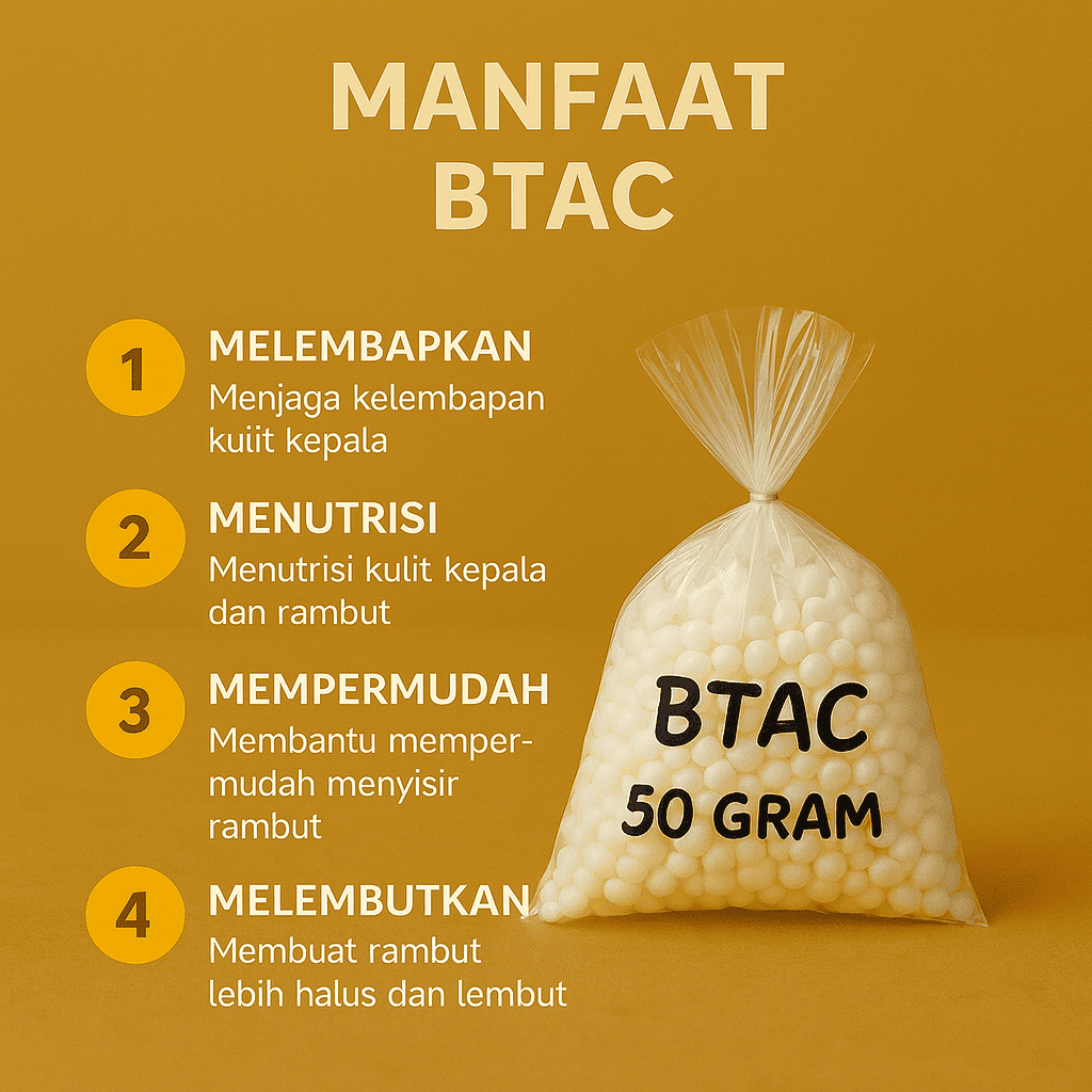 Jual Bahan Shampoo BTAC Behentrimonium Chloride 50 gram | Shopee Indonesia
