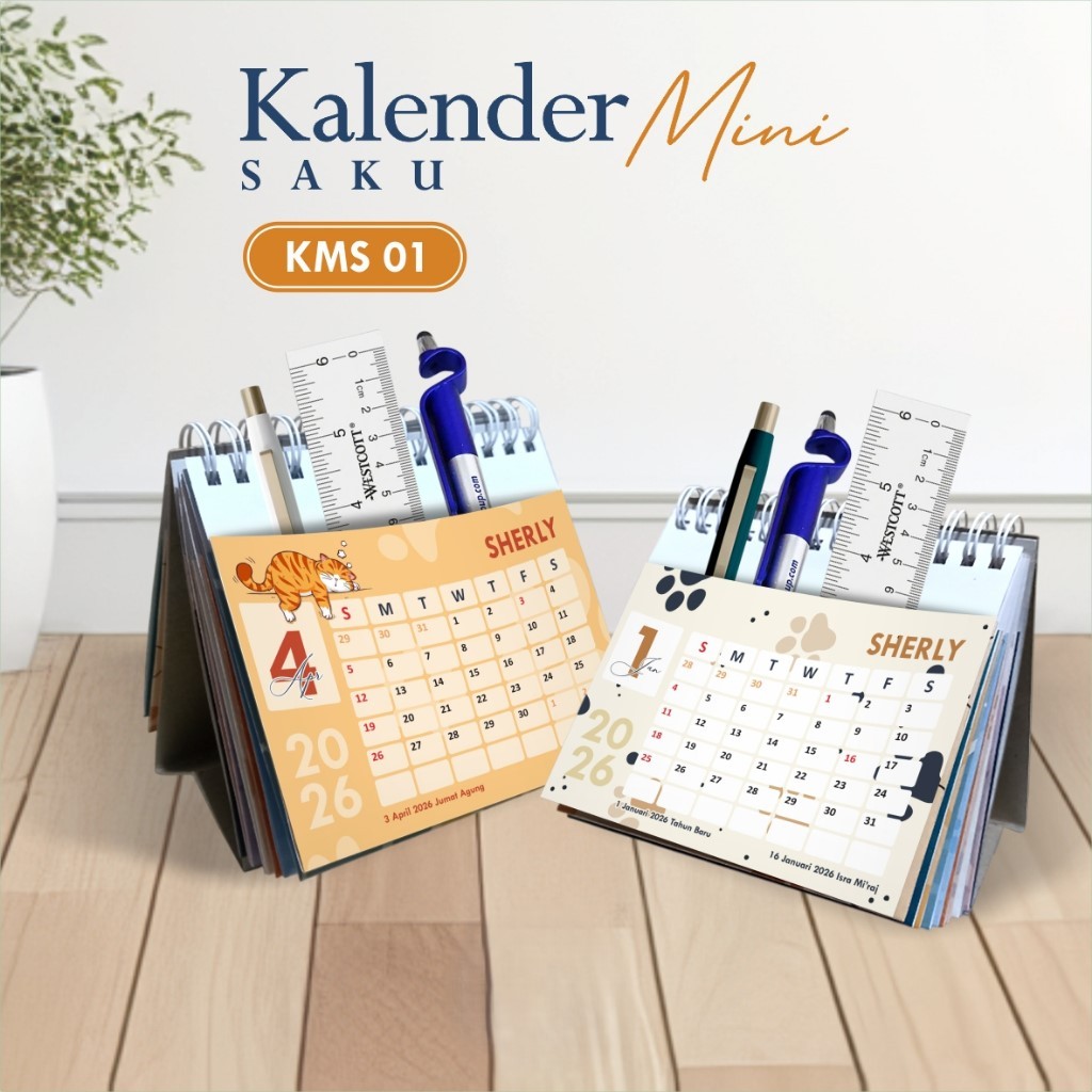 Jual KALENDER DUDUK MINI TERBARU - KALENDER MINI SAKU - TANGGALAN 2026 ...