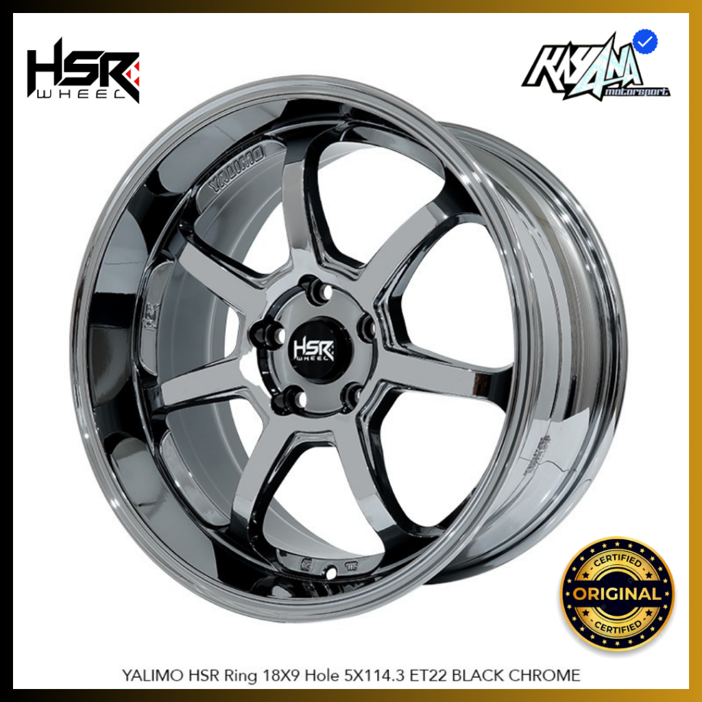 Jual Velg Mobil R18 Toyota Innova Xpander Hrv Crv Xtrail HSR YALIMO R18 ...