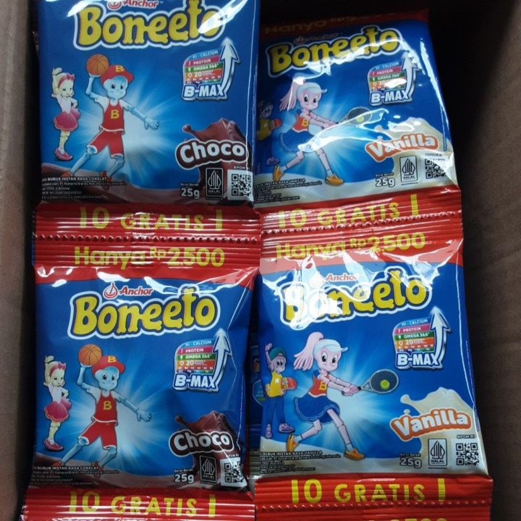 Jual BONEETO RENCENG ISI 10 gratis 1 Sachet EXP. MARET 2027 | Shopee ...