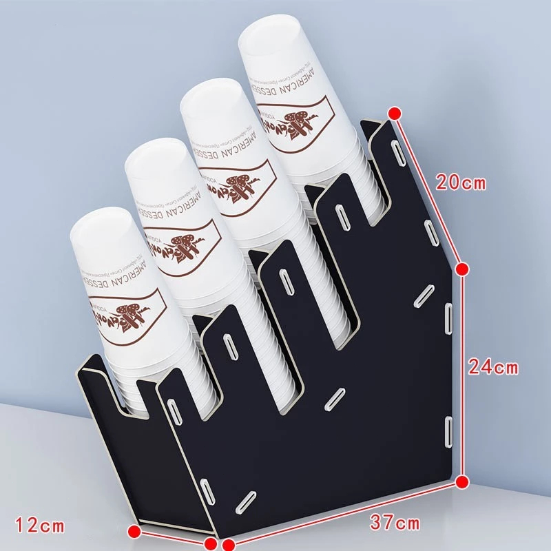 Jual Paper Cup Holder Rack / Rak Organizer Gelas Kertas / Coffee Cup ...