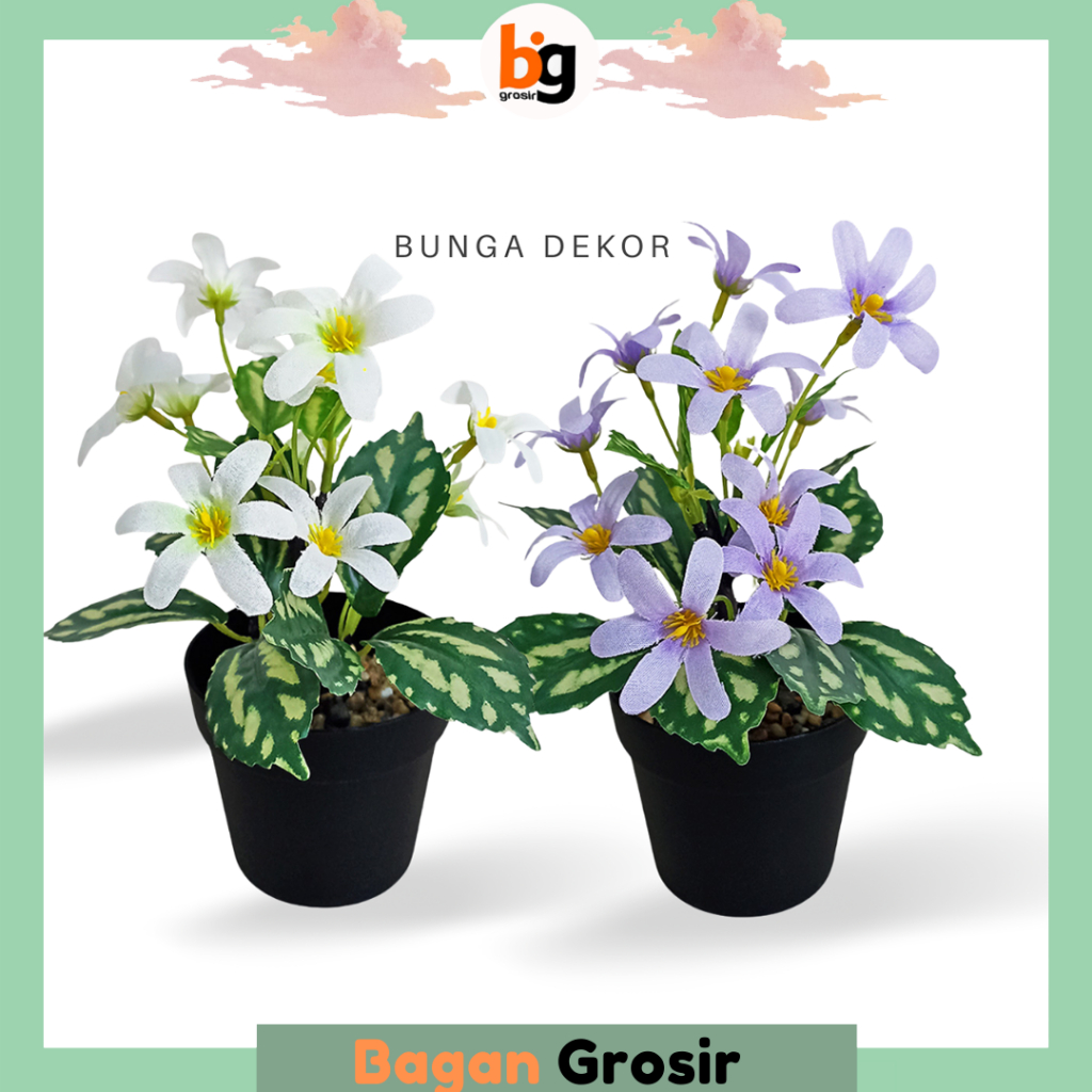 Jual BG Bunga Plastik Tanaman Artificial Hias Bonsai Dekorasi Rumah ...