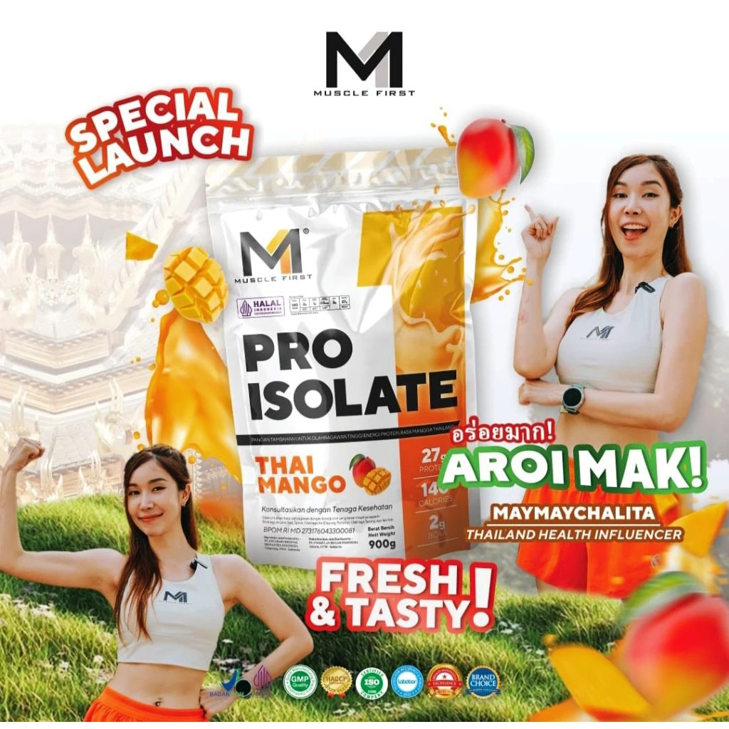Jual M1 Muscle First Pro Isolate Gold Whey Isolated Protein 2 LBS -M1 ...