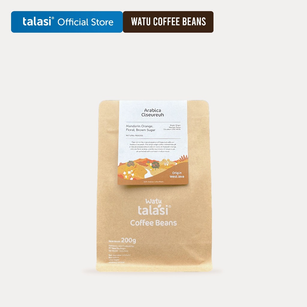 Jual Origin Ciseureuh 200 gr, Talasi Watu Arabica Coffee Beans | Shopee ...