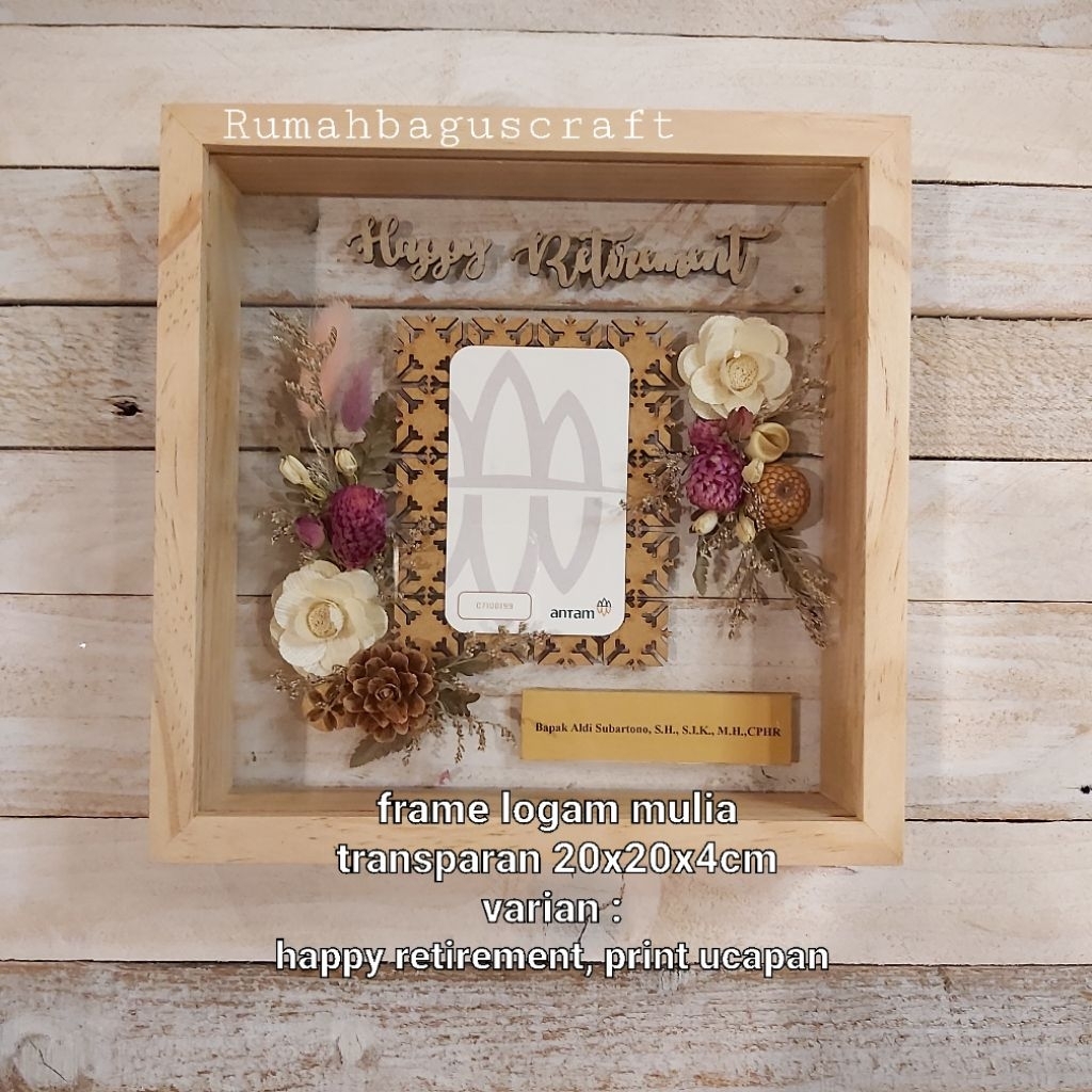 Jual frame logam mulia seri lavani 3/ dekorasi bunga kering. | Shopee ...