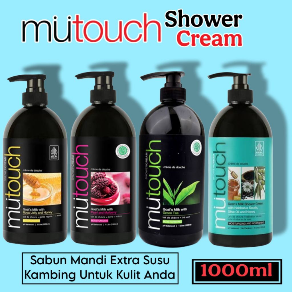 Jual Mutouch Shower Cream 1000ml / Sabun Mandi Mutouch 1000ml | Shopee ...
