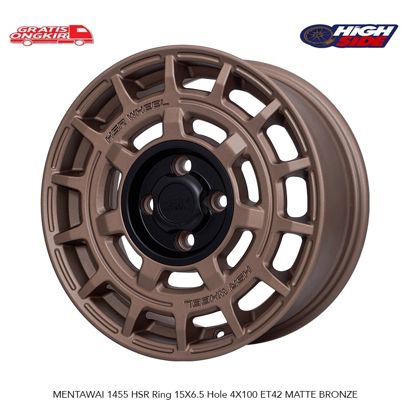 Jual Velg Mobil Rally Look HSR Ring 15 4X100 HSR Mentawai | Shopee ...