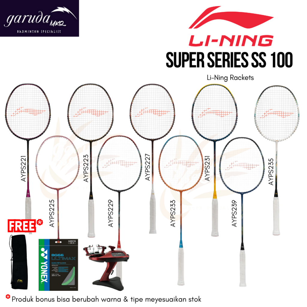 Jual RAKET BADMINTON LINING Super Series 100 / LINING SS100 / Li-Ning ...