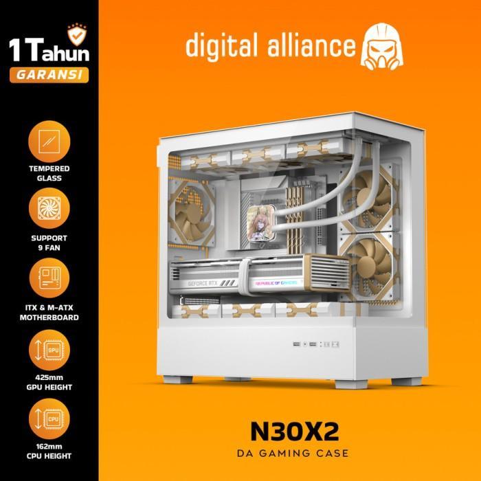 Jual Casing Digital Alliance N30X V2 - Micro ATX Gaming Casing DA N30X2 ...