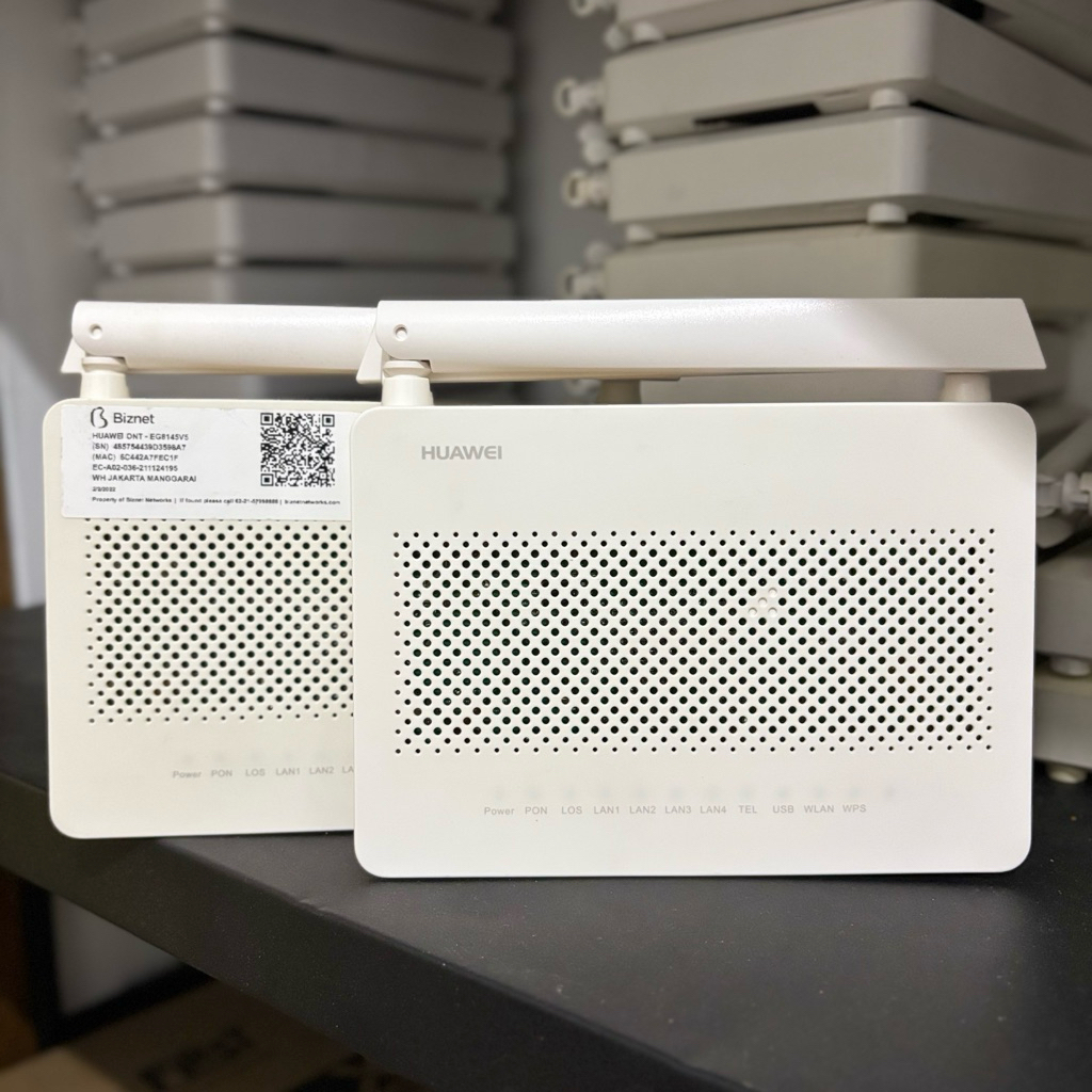 Jual ROUTER ONT HUAWEI HG8145V5 || EG8145V5 ANTENA ATAS | Shopee Indonesia