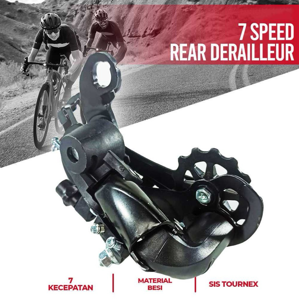 Jual TAFFSPORT RD Sepeda 7 Speed Rear Derailleur Bicycle Bike RD-TX35 ...