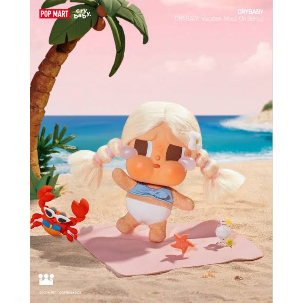 Jual Crybaby Vacation Mode Wild but Cutie Crying Again Pop Mart