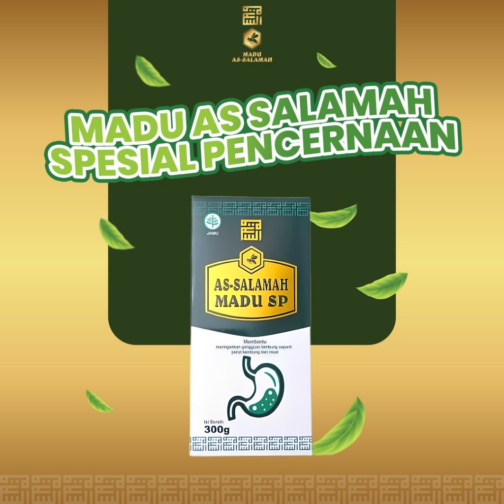 As Salamah - Madu Spesial Pencernaan 300 Gram Madu Asam Lambung, Maag dan Gerd