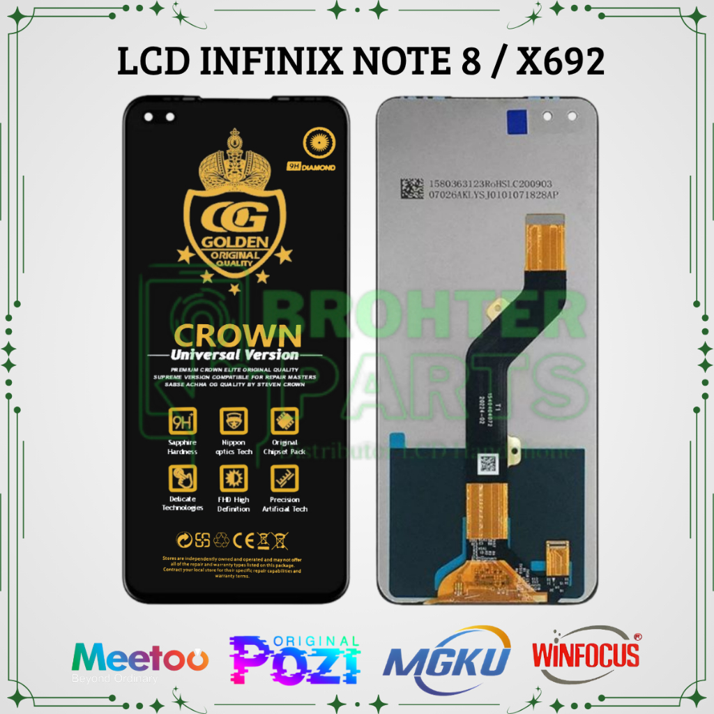 Jual LCD INFINIX NOTE 8 / X692 FULLSET ORIGINAL – TOUCHSCREEN COMPLETE ...