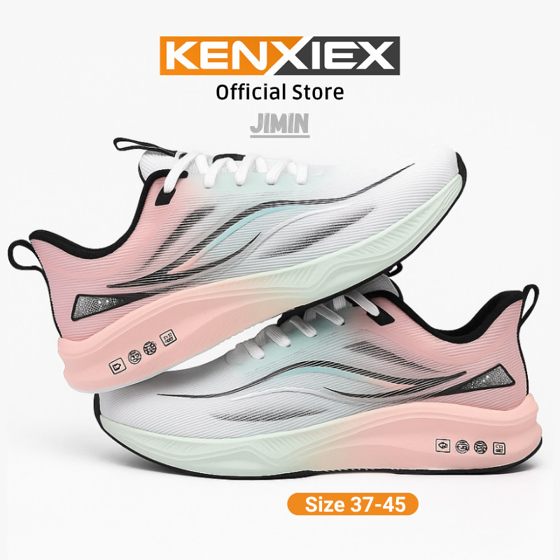 KENXIEX Jimin Sepatu Sneakers Wanita / Pria Running Training Shoes Sport Casual Kekinian Trendy Unisex KEN122430