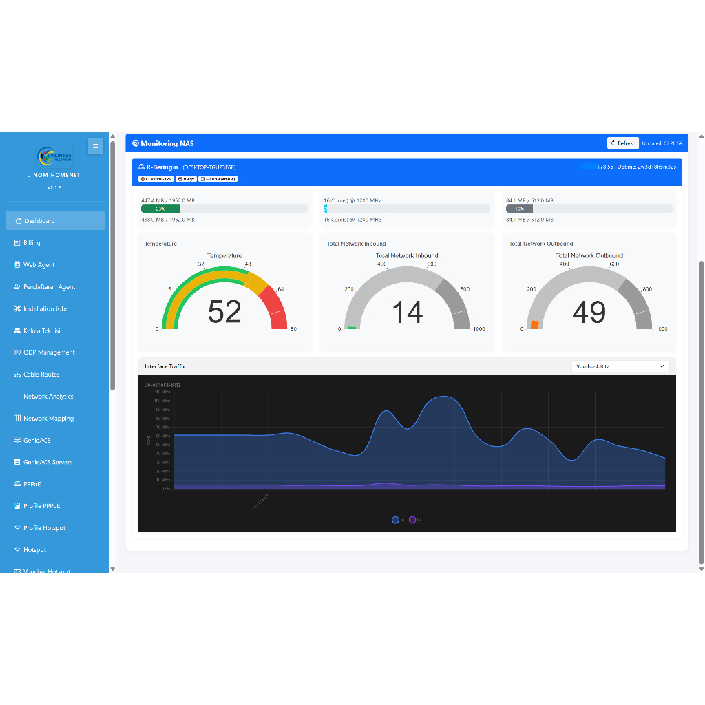 Jual Billing System ISP Terintegrasi Mikrotik & WA Bot | Shopee Indonesia