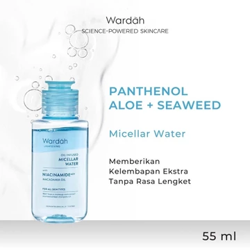 WARDAH Micellar Water All Series Perfect Bright Calm And Soothe Nature Daily Acnederm