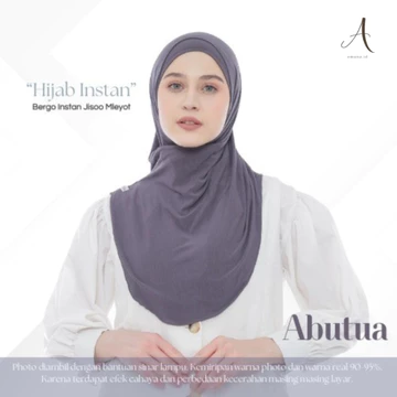 Hijab Instan Bergo Huma Bahan Kaos Rayon Cooltech Meleyot Pashmina Top Bisa Empat Model Size M