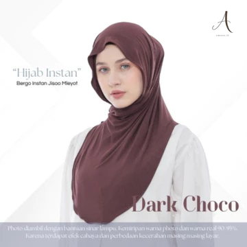 Hijab Instan Bergo Huma Bahan Kaos Rayon Cooltech Meleyot Pashmina Top Bisa Empat Model Size M