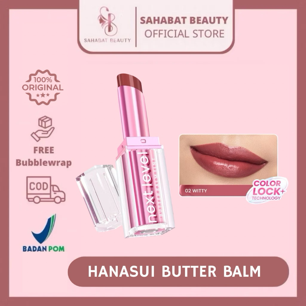 Jual Hanasui Next Level Butter Balm - Color Butter Balm Tinted Lip Balm ...