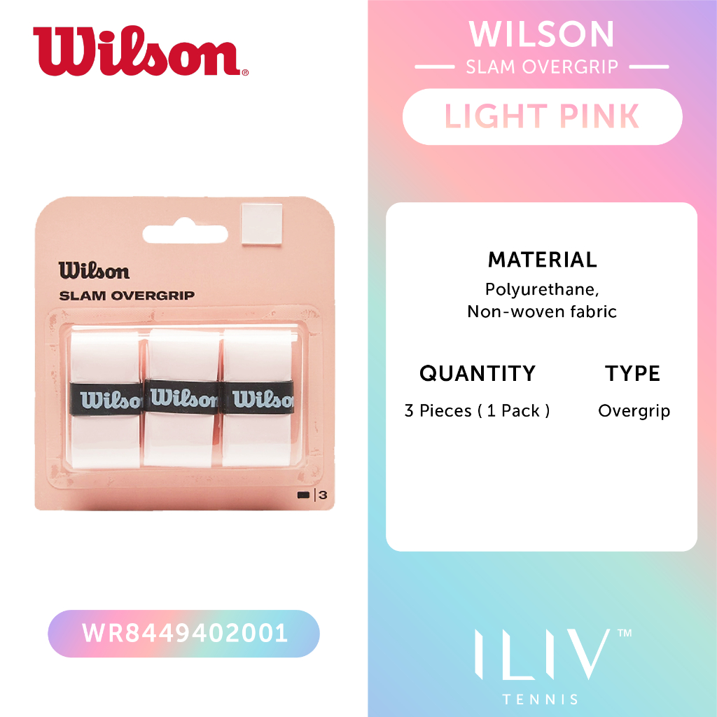 Jual WILSON Official [ LIGHT PINK ] Limited Edition Slam Racket ...