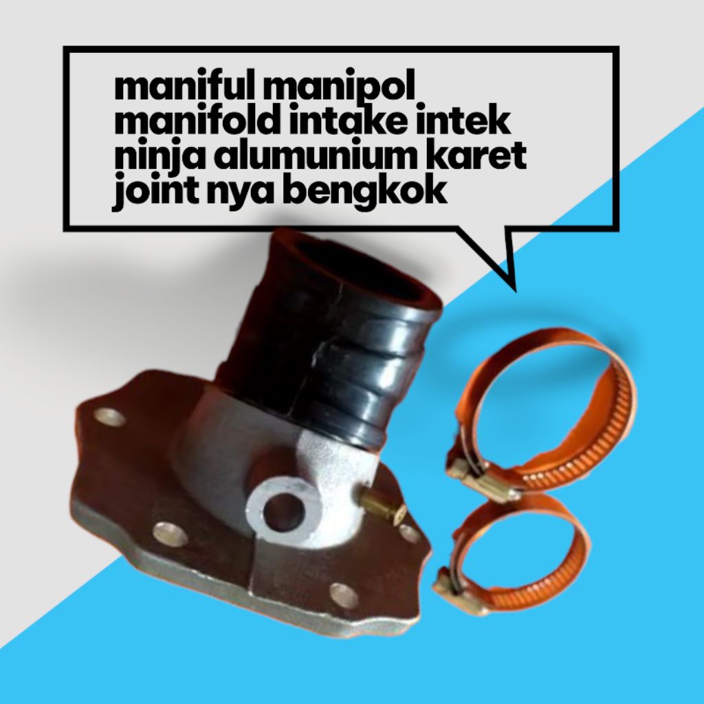 Jual Intake maniful manipol manifold intake intek ninja alumunium karet ...