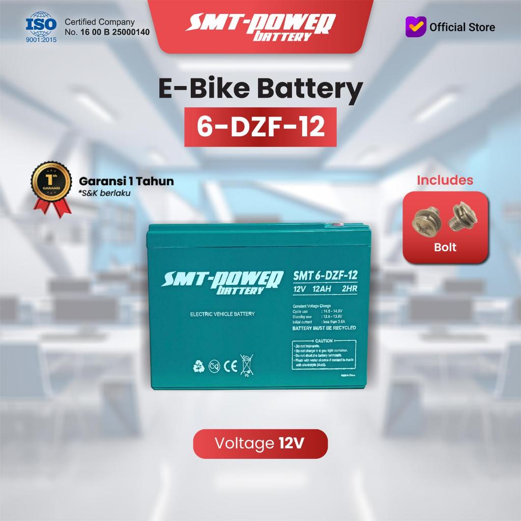 BATTERY ELECTRIC VEHICLE OR AKI KERING SELIS/SEPEDA LISTRIK SMT 12V 12AH 6-DZF-12