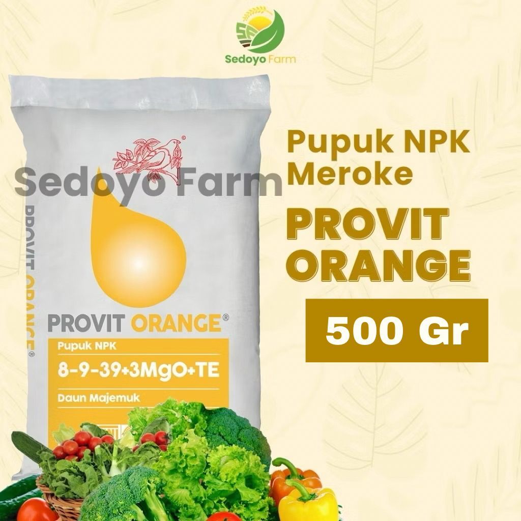 Pupuk Meroke PROVIT ORANGE Kemasan Asli Pabrik 500gr