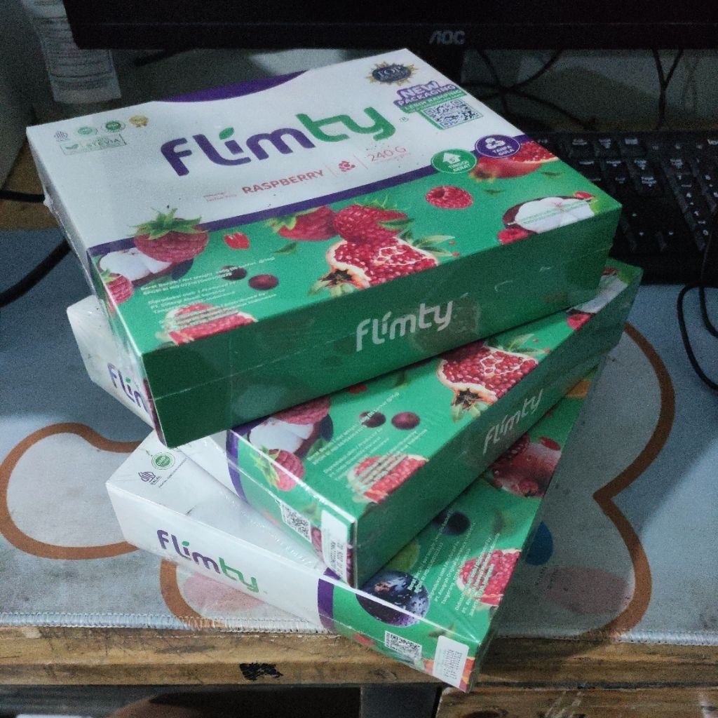 Jual Paket 2 Box 32 Sachet Flimty Raspberry | Shopee Indonesia