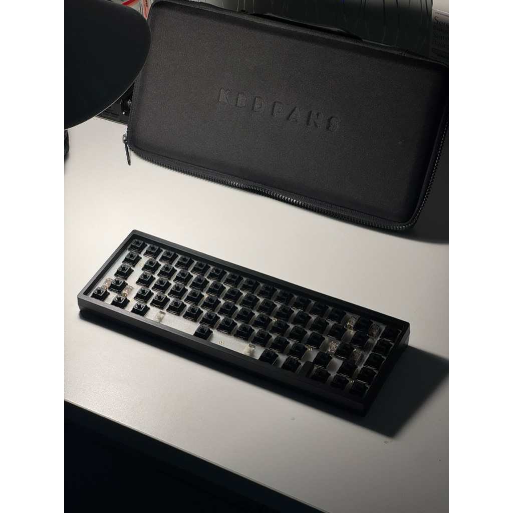 Jual KBD67 Lite R2 Black + TX Stabilizer + JWK Ultimate Black Lubed ...