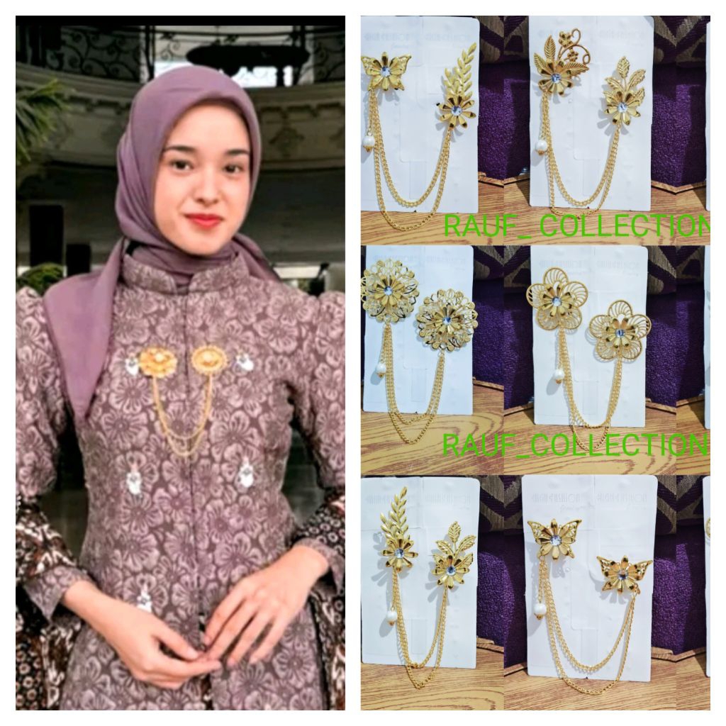 Jual BROS KEBAYA RANTAI SET ETNIK JAWA SUMATRA SEMUA ETNIIS CANTIK ...