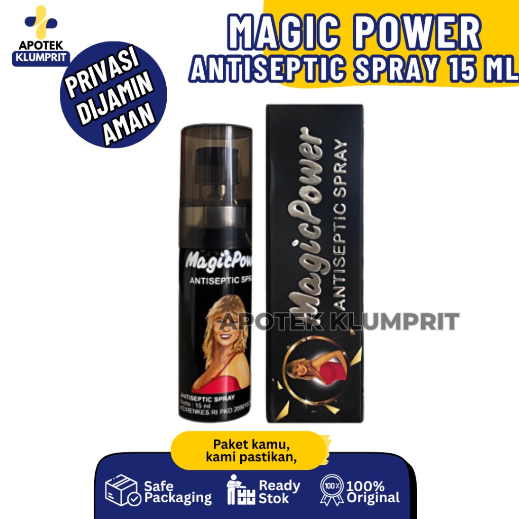 Jual Magic Power Antiseptic Spray 15 ml, Privasi Dijamin Aman | Shopee ...