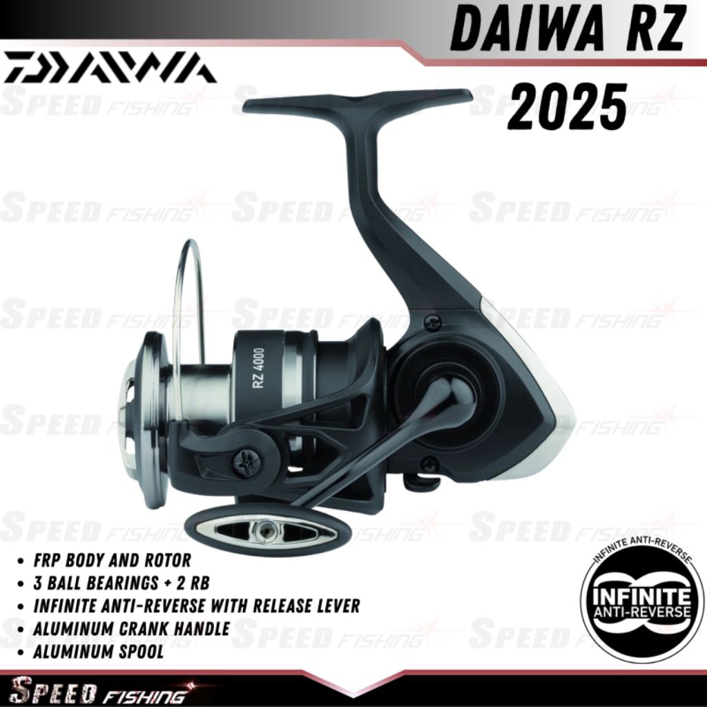Jual Reel Pancing Daiwa RZ 500 1000 2000 2500 3000 Spinning Daiwa RZ ...